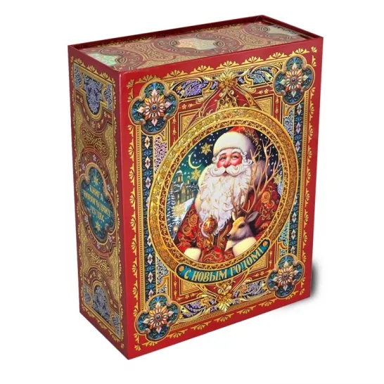 Сладкий новогодний подарок Книга чудес макси 1500 грамм премиум